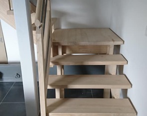 Fabrication escalier sur mesure bois Saumur 49