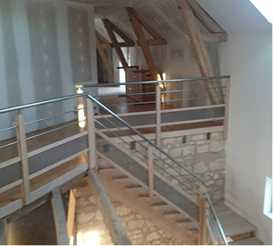 esaclier et mezanine sur mesure à Distré près de Saumur dans le Maine-et-Loire 49